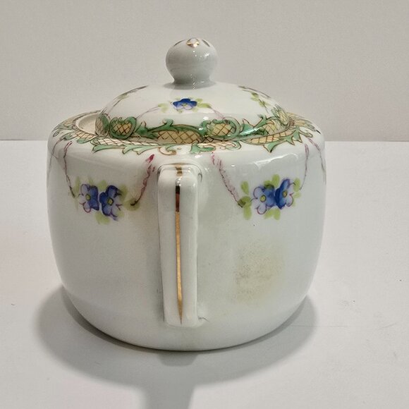 Unique Antique / Vintage Sugar Bowl with Lid, Made in Japan - Picture 4 of 7